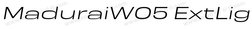 MaduraiW05 ExtLight Regular字体转换